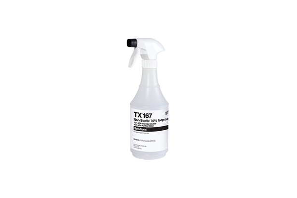 Texwipe TX167 70% Isopropyl Alcohol 16oz Trigger Spray Bottle