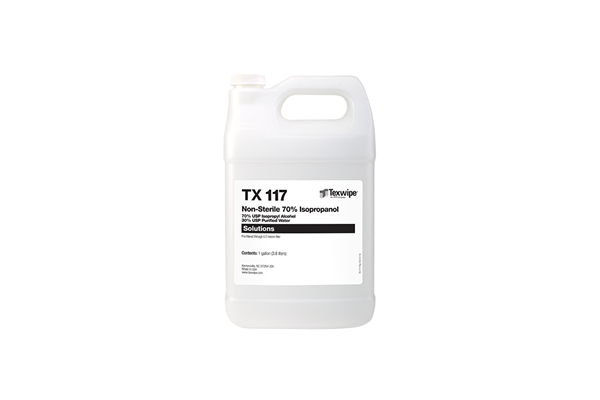 TX117 70% IPA, 1 gallon container