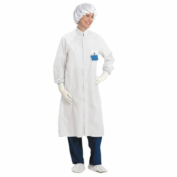 Worklon Cleanroom Zipper Closure Sleeve Frock