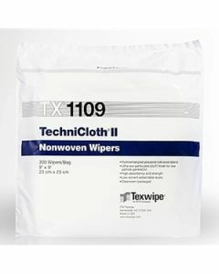 TX1109 Texwipe TechniCloth II 9"x9" Cleanroom Wipers