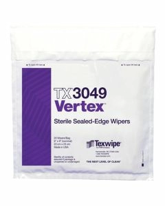 TX3049 Texwipe Sterile Vertex 9"x9" Cleanroom Wipers
