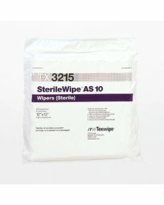 TX3215 Texwipe SterileWipe AlphaSorb 10 12"x12" Cleanroom Wipers