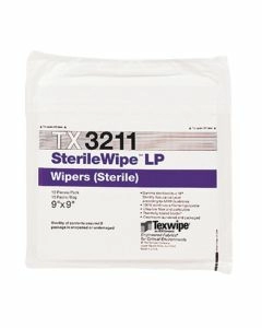 TX3211 Texwipe SterileWipe LP 9"x9" Cleanroom Wipers