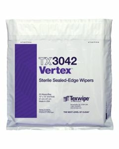 TX3042 Texwipe Sterile Vertex 12"x12" Cleanroom Wipers