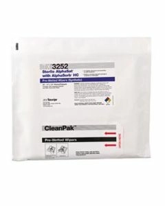 TX3252 Texwipe Sterile AlphaSat Cleanroom Wipers 70% IPA 