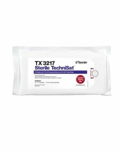 TX3217 Texwipe Sterile TechniSat 9"x11" Cleanroom Wipers 70% IPA