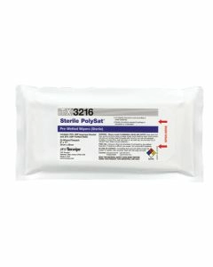 TX3216 Texwipe Sterile PolySat 9"x11" Cleanroom Wipers 70% IPA