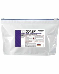 TX3042P Texwipe Sterile Vertex 12"x12" Cleanroom Wipers 70% IPA