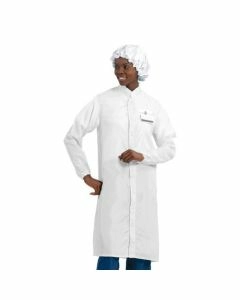 Worklon Cleanroom Elasticized Cuffs & Snap Closure Sleeve Frock