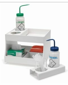 Rotating Two-Tier Lab Depot