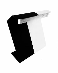 Flow Cleanrooms Black & White Visual Inspection Background - Tabletop with Light