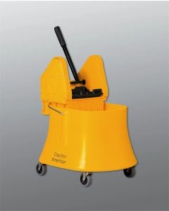 Downpress Mop Wringer & Bucket Combo for Cleanrooms