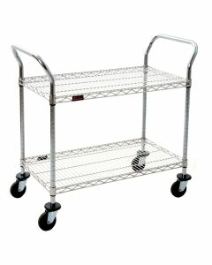 Chrome 2 Shelf Utility Cart