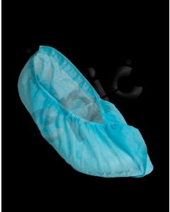 Disposable shoe cover with non-marking skid resistant bottom