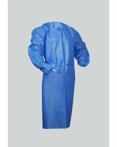 GOWN, USP800 BARRIER, BLUE