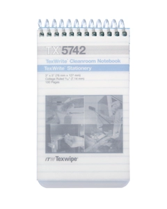 TX5742 TexWrite Cleanroom Spiral Notebook, College ruled