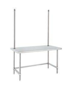 Metro HD Super Stainless Steel Worktables with Overhead