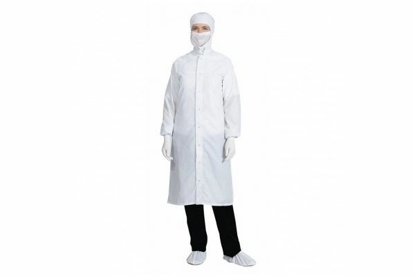 Worklon Cleanroom Snap Closure Frock