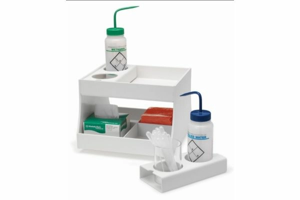 Rotating Two-Tier Lab Depot