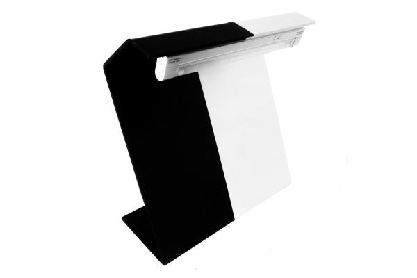 Flow Cleanrooms Black & White Visual Inspection Background - Tabletop with Light
