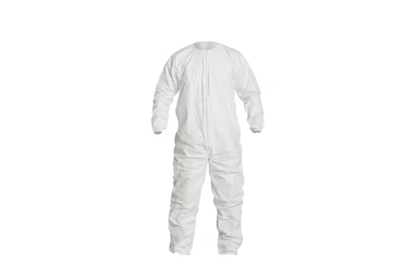DuPont™ Tyvek® IsoClean® Coverall, Zipper Front, Elastic Wrist & Ankle, Bulk Packed