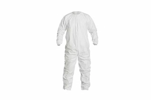 DuPont™ Tyvek® IsoClean® Coverall, Zipper Front, Elastic Wrist & Ankle, Clean & Sterile 