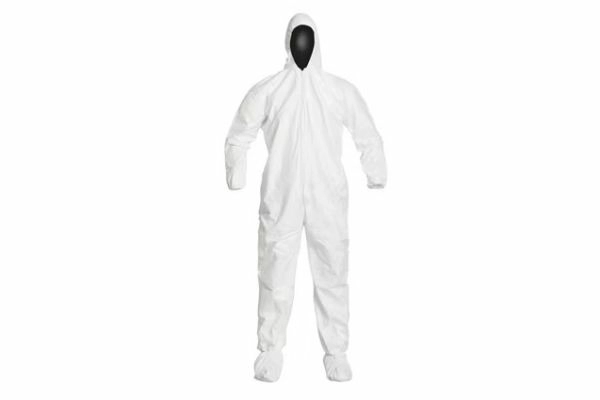 DuPont™ Tyvek® IsoClean® Coverall W/ Attached Hood & Boots, Zipper Front, Elastic Wrist & Ankle, Clean & Sterile 