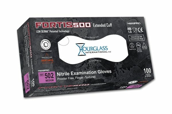 Fortis500 Extended Cuff Nitrile Exam Gloves