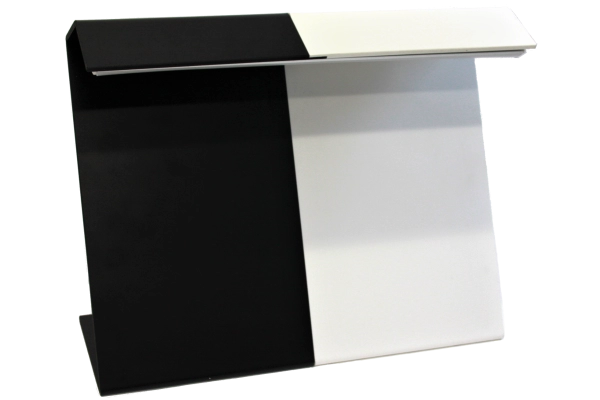 Flow Cleanrooms Black & White Visual Inspection Background - XL - Tabletop with LED Light