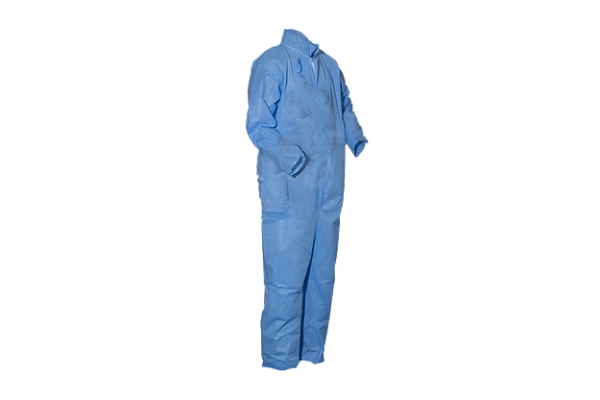 PolyPro Basic Protection Coverall w Elastic Wrists and Ankles (Blue)