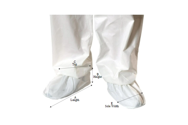 AlphaPro BarrierTech UltraGrip Shoe Covers with UltraGrip Sole, AntiSkid Serged Seams