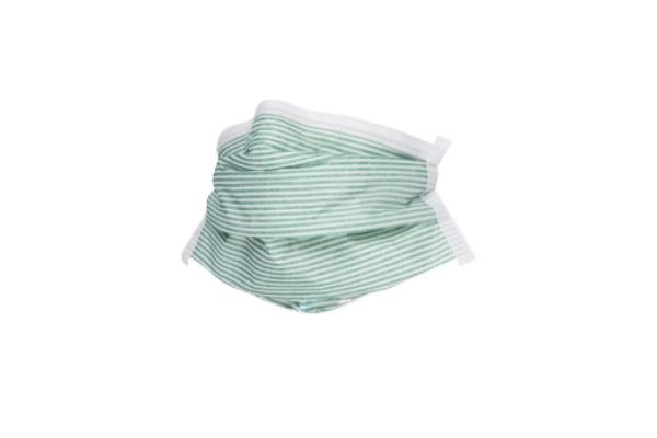 AlphaPro Critical Cover PFL, N-95 particulate respirator mask, teal stripe