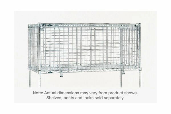 Metro SECM2430NS Super Erecta Security Module, Stainless Steel, 24" x 30" x 20"